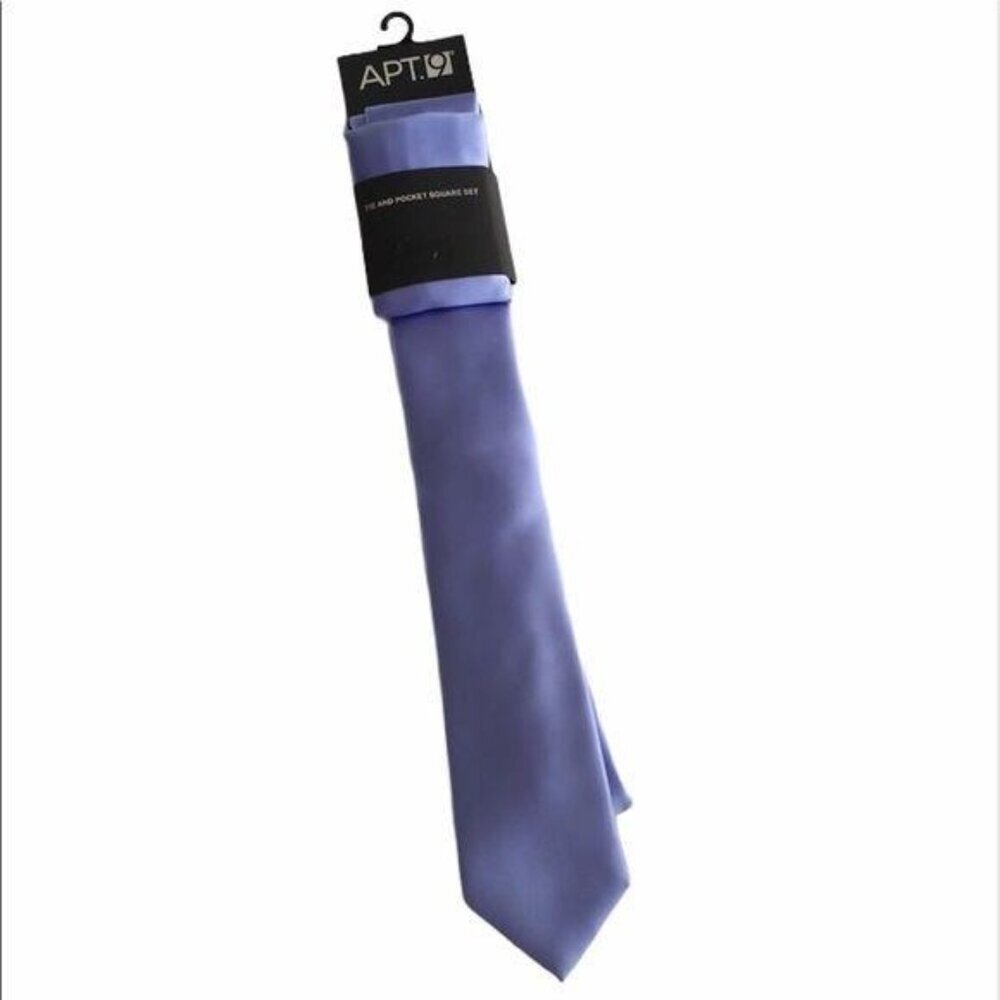Apt. 9 Solid Skinny Tie & Pocket Square Set